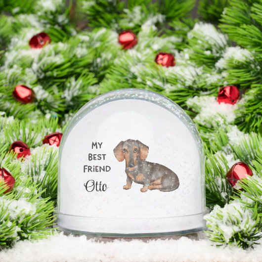 Dachshund Custom Name My Best Friend (クリスマス)