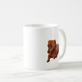 Dachshund Dachshund Dog Funny Gift  コーヒーマグカップ (正面右)