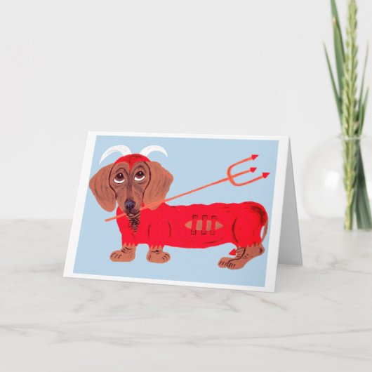 Dachshund Devil カード (正面)