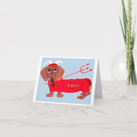 Dachshund Devil シーズンカード (正面)