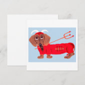 Dachshund Devil シーズンカード (正面/裏面)