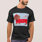 Dachshund Devil Tシャツ (正面)