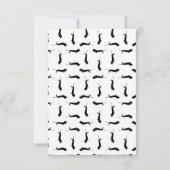 Dachshund Dogシルエットカスタム背景色 サンキューカード (裏面)