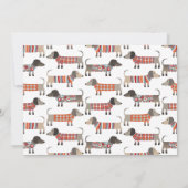 Dachshund Dog Change of Address Announcement 案内状 (裏面)