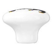 Dachshund Dog Design セラミックノブ (側面)