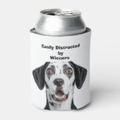 Dachshund Dog Easily Distracted by Wieners  缶クーラー (缶正面)