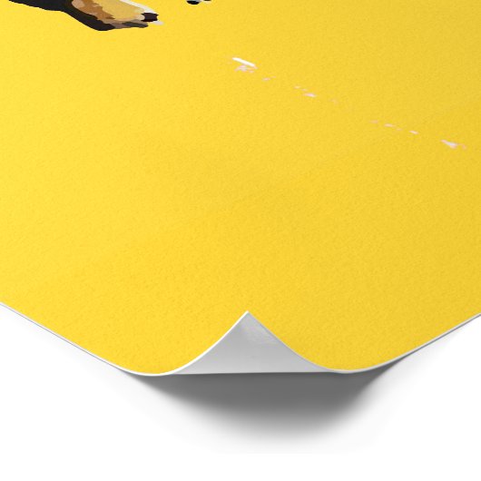 Dachshund dog | Funny & decorative Poster ポスター (角)