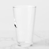 Dachshund Dog � Halloween Moon Silhouette Classic タンブラーグラス (左)