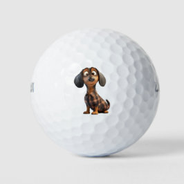 Dachshund Dog Lover Golf Balls ゴルフボール