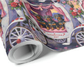 Dachshund Dog Valentine's Day ラッピングペーパー (ロールコーナー)