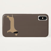 Dachshund Doggie iPhone / iPadケース Case-Mate iPhoneケース (裏面(横))