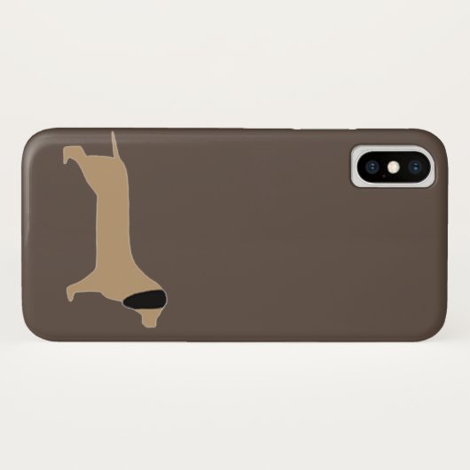Dachshund Doggie iPhone / iPadケース Case-Mate iPhoneケース (裏面(横))