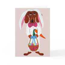Dachshund Easter Bunny