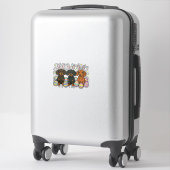 Dachshund Easter T-Shirt シール (スーツケース)