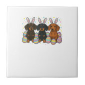 Dachshund Easter T-Shirt タイル (正面)