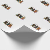 Dachshund Easter T-Shirt ラッピングペーパー (角)