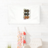 Dachshund Easter T-Shirt 横断幕 (インサイチュ)