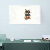 Dachshund Easter T-Shirt 横断幕 (トレードショー)