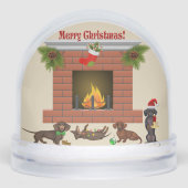 Dachshund Family Christmas (正面)