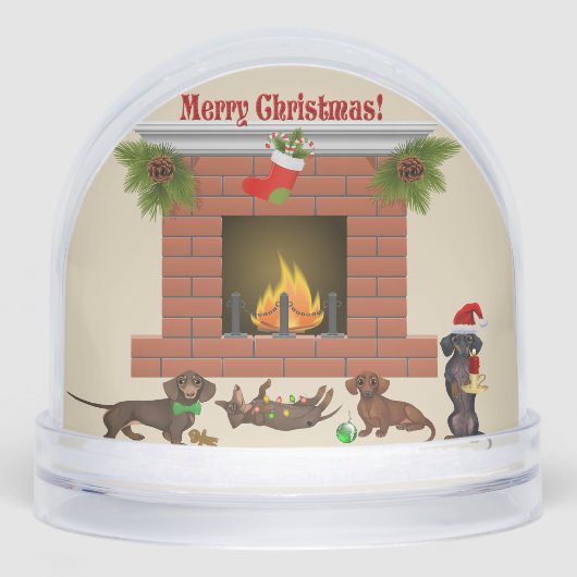 Dachshund Family Christmas (正面)