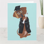 Dachshund Graduate カード (正面)