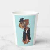 Dachshund Graduate 紙コップ (裏面)
