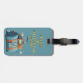 Dachshund Hiker Personalized  + Hi it' Me bag ラゲッジタグ (裏面横)