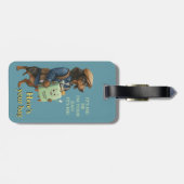 Dachshund Hiker Personalized  + Hi it' Me bag ラゲッジタグ (裏面横)