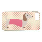 Dachshund I電話ケースPink Wiener犬電話ケース Case-Mate iPhoneケース (裏面(横))