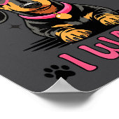 Dachshund I Do What I Want Funny Dog  ポスター (角)