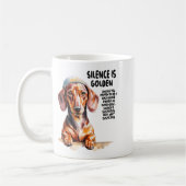 Dachshund Ideas For Women &amp; Novelty Miniature  コーヒーマグカップ (左)