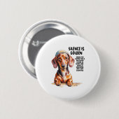 Dachshund Ideas For Women &amp; Novelty Miniature  缶バッジ (正面&裏面)