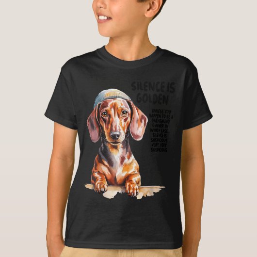 Dachshund Ideas For Women &amp; Novelty Miniature  Tシャツ (正面)