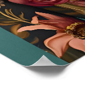 Dachshund In Suit Poster, Dachshund Portrait ポスター (角)