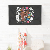 Dachshund It's My Birthday 横断幕 (インサイチュ)
