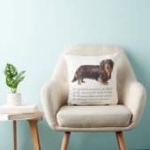 Dachshund Keepsake – 女性 クッション (椅子)