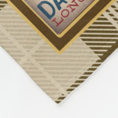 Dachshund Knowledge Branket Gift フリースブランケット (角)