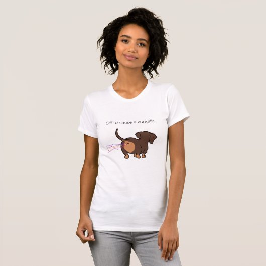 Dachshund Kurfuffle Tシャツ (正面フル)
