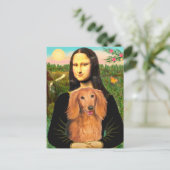 Dachshund (LHSable) – モナリザ ポストカード (スタンド正面)