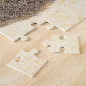 Dachshund (Longhaired) Painting - Original Dog Art ジグソーパズル (側面)