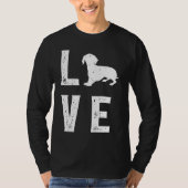 Dachshund Love  1 Tシャツ (正面)