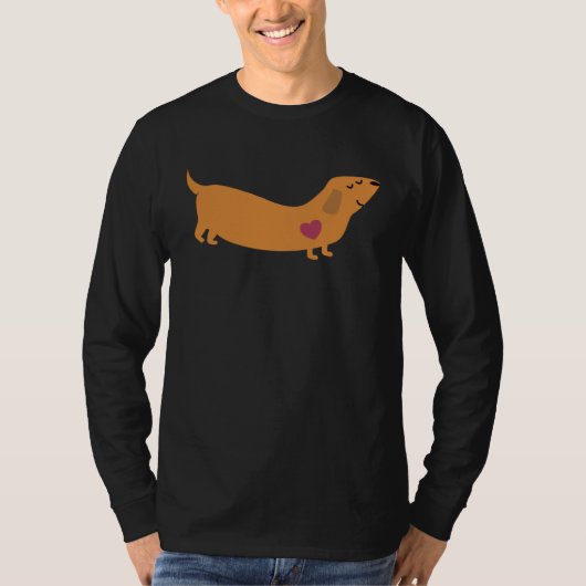 Dachshund Love Tシャツ (正面)