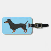 Dachshund Luggage Tag ラゲッジタグ (正面横)
