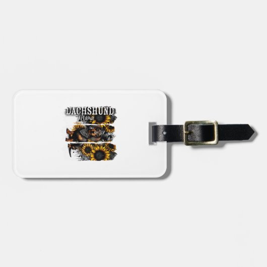 Dachshund Mama ラゲッジタグ (正面横)