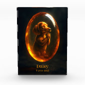 Dachshund Memorial Photo Block フォトブロック (正面)