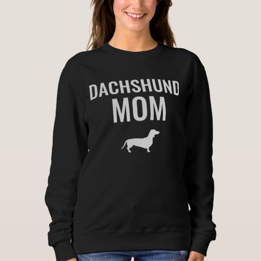 Dachshund Mom スウェットシャツ (正面)