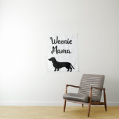 Dachshund Mom  Weiner Dog Womens Gift Premium タペストリー (インサイチュ)