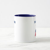 Dachshund Mug – Funny Patriotic Dog Lover マグカップ (中央)