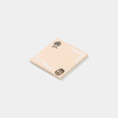 dachshund notes with peanut butter ポストイット (アングル)