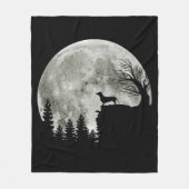 Dachshund On Mountain Halloween Graphic Tees Gifts フリースブランケット (正面)